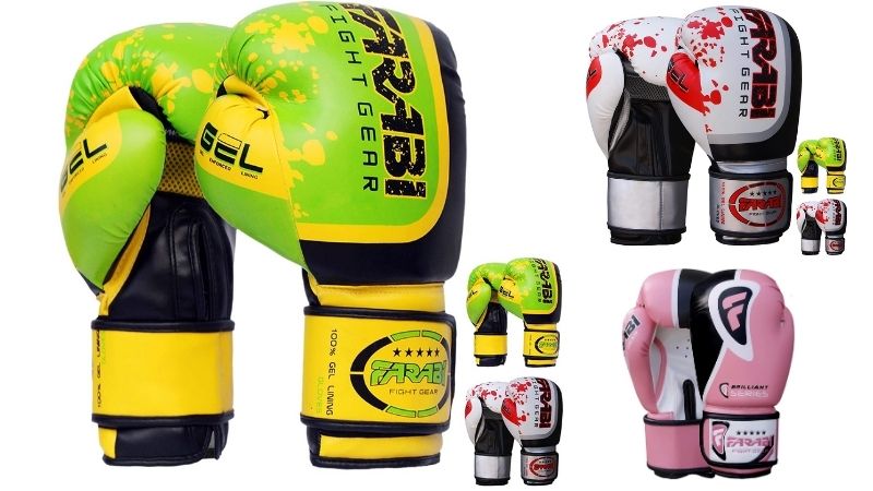 Guanti da pugno MMA Farabi Starlux Series pugno bambini boxe sparring 6